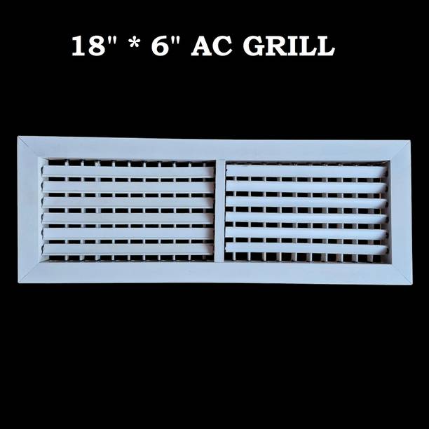 Om airflow ALUMINIUM AIR DEFLECTION AMERICAN STYLE GRILL FOR HOME ,OFFICE,FACTORY,AC JALI Internally Braced Roof Air Ventilator