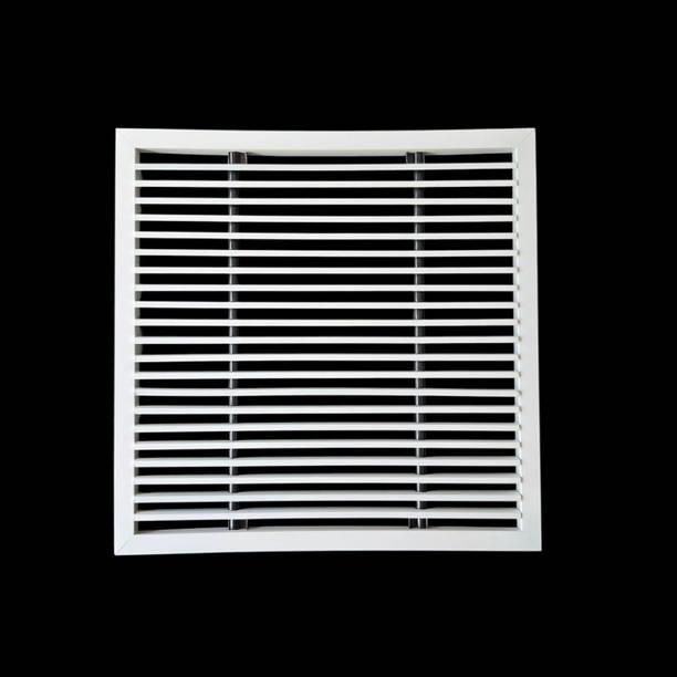 Om airflow Ventilation ,Home Grill, ac Jali, Grill for Sidewall and Ceiling (White, 12"12"} Internally Braced Roof Air Ventilator