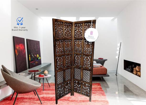 Soul Light Art Wooden Room Partition Room Divider/Room Handicrafts Mix Pattern (2 Panel) Solid Wood Decorative Screen Partition