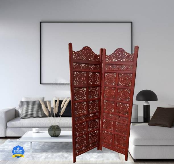 Soul Light Art Wooden Partition Screen || Room Divider Traditional Design Handicrafts Solid Wood Decorative Screen Partition