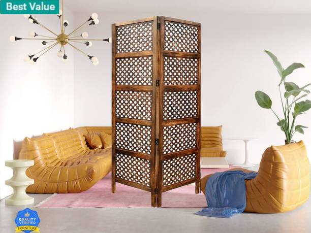 Soul Light Art Wooden Partition Screen || Room Divider Traditional Design Handicrafts Solid Wood Decorative Screen Partition
