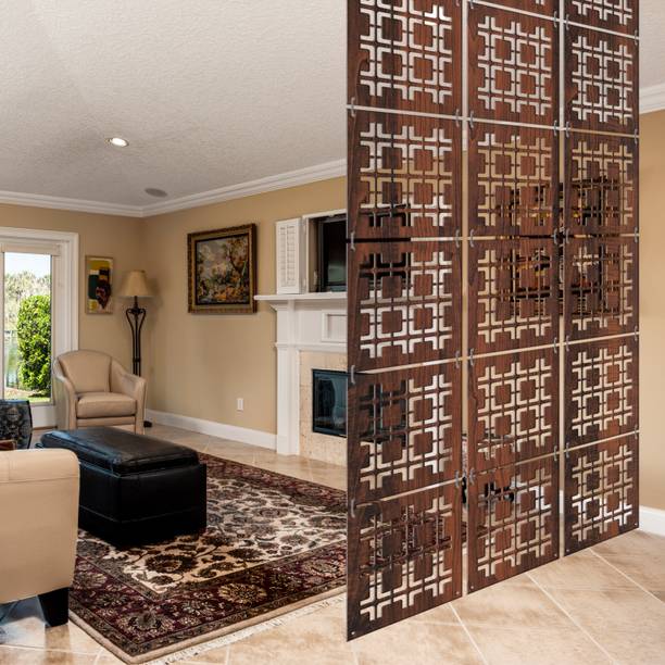 Random RSD-4019 Engineered Wood Decorative Screen Partition