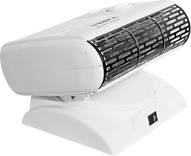 Vespa FH-02 Durable Premium Quality Made Heater is Perfect for Home and Office 2 Heat Setting : 1000W/2000W Instant Heat Portable Small Size Fan Room Heater