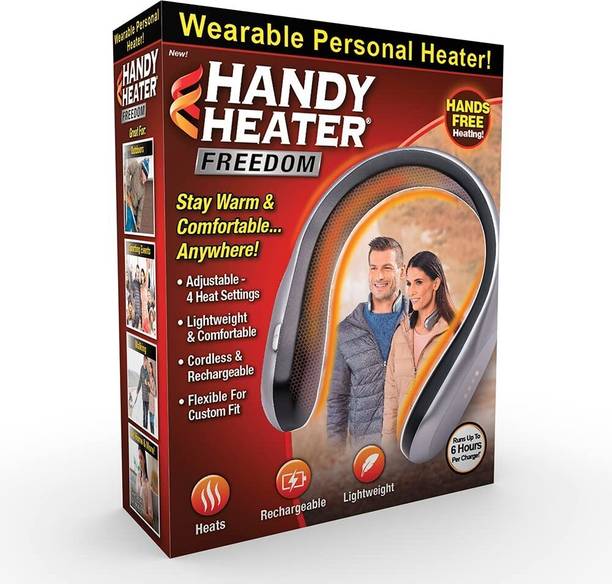 MY BABY LOVE A PERFECT CARE Handy Heater Freedom - Wearable Neck Heater for Cold Winters, 4 Heat Settings Fan Room Heater
