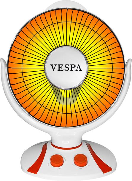 Vespa SH-T08 Durable Premium Quality Made Heater is Perfect for Home and Office 2 Heat Setting : 450W/900W Instant Heat Portable 14 inch Sun Halogen Room Heater