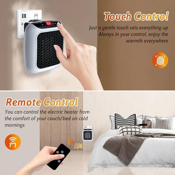 WunderVoX Low Consumption 800w, Heater for Home Office Dorm Low Consumption 800w, Heater for Home Office Dorm Fan Room Heater