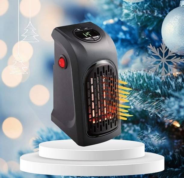 KRITAM Professional Wall-Outlet 400 Watts Electric Handy Room Home For Bedroom, Reading Fan Room Heater