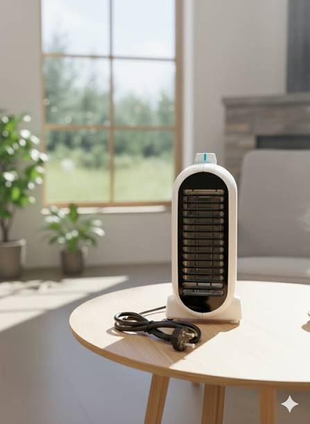 KASBAH FAN HEATER STAND 2000 W WHITE Fan Room Heater