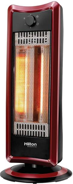 HILTON HCH-1-1000 Carbon Room Heater 500/1000 Watts | Quick Heating | Portable With Triple Safety Infrared Room Heater