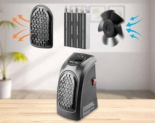 KRITAM Electric Portabl Space Heater for Bathroom, Bedroom Plug In Heater Mini Heater Fan Room Heater