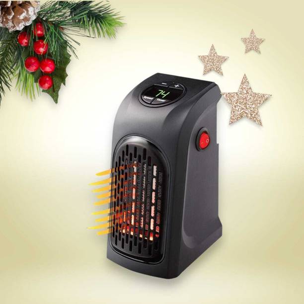 KRITAM Wall-Outlet 400 Watts Electric Handy Room Heater Plug-in Heater Fan Room Heater