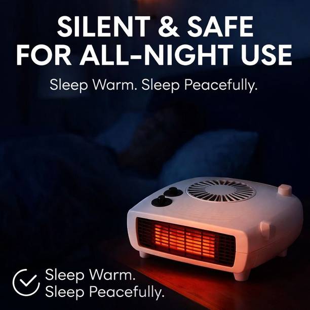 Gajraj cool point HEAT CONVECTOR AIR FAN WHITE FAN ROOM HEATER Fan Room Heater