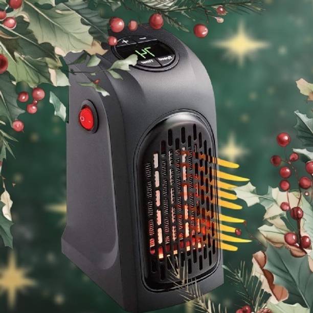 KRITAM Wall-Outlet 400 Watts Electric Handy Room Heater Fan Room Heater