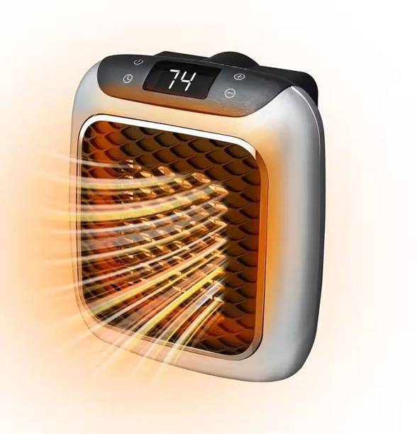 YAARISTYLE Handy Heater with Overheat Protection and Adjustable Thermostat and Timer VM-00 Fan Room Heater