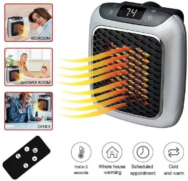 Radhe Store Electric New Handy Heater Turbo Wall-Outlet 800 Watts Fan Room Heater