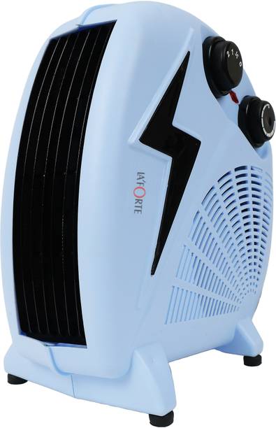 LA'FORTE 1000W/2000W Dual Heating Modes- Blue Fan Room Heater