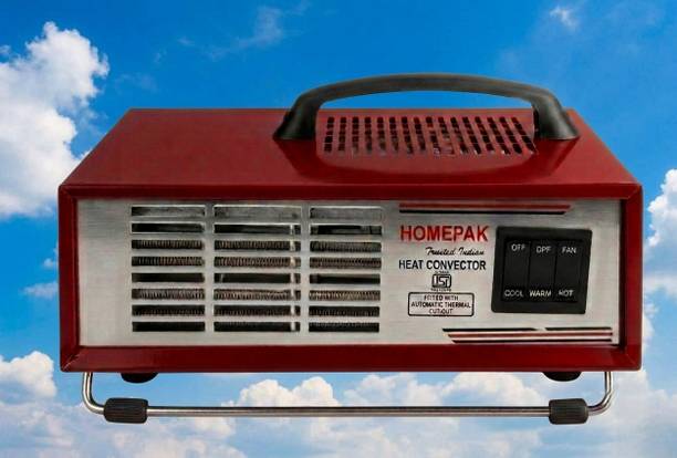 HOMEPAK Majesty Rx -60 Degree work able Room Heater 1000w/2000w Fan Room Heater