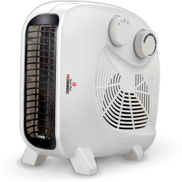ACTIVA Heat Max 2000 Watts Room Heater (White color ) with ABS body Fan Room Heater