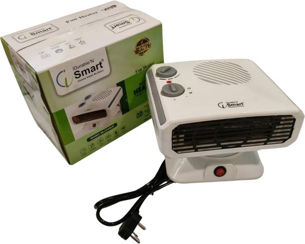 iDurable'N' Smart Robo Heater 1000/2000 WATT Oscillation, Thermostat & Mica Element Fan Room Heater