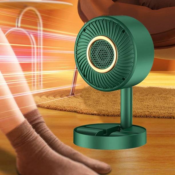 WunderVoX Foldable Telescopic 500W Home Small Portable Electric Heater Fan Room Heater