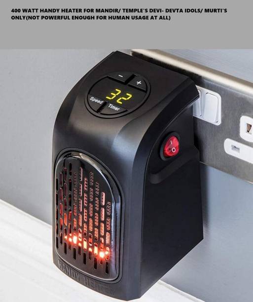 ZARWAR 400-Watt Electric Heater For Mandir Idols Only (Not Enough For Human Usage) Radiant Room Heater