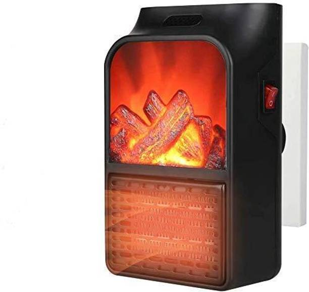 CITRODA Portable Fireplace 900 Watt Fan Noiseless Room Heater for Home Bedroom in Winter Fan Room Heater