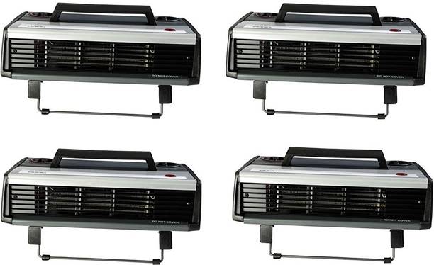 USHA HC 812 T Heat Convector Pack of 4, 2000 W Black Fan Room Heater
