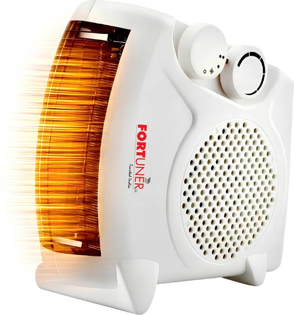 fortuner 2000/1000 Watts Portable Room Heater Fan | 100% Copper safe & Silent | 5 Star Fan Room Heater