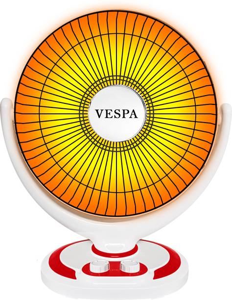 Vespa SH-T09 Durable Premium Quality Made Heater is Perfect for Home and Office 2 Heat Setting : 450W/900W Instant Heat Portable Big Size Halogen Room Heater