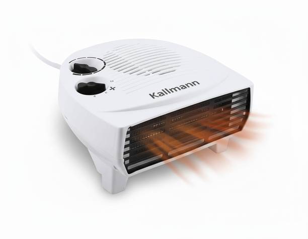 kallmann 2000W Electric Heater with Coper Motor | Overheat Protection | Portable Electric Fan Room Heater