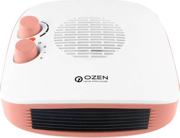 ozen home appliances Room Heater | Dual Heating Mode (1000/2000 Watts) | Glossy Finish Fan Room Heater