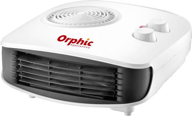 ORPHIC APPLIANCES 2000W Fan Room Heater with Adjustable Thermostat – White BLOWER OR 216 Fan Room Heater