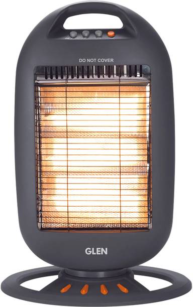 Glen HA 7017 HL Black 1200 watt Electric Halogen Room Heater with