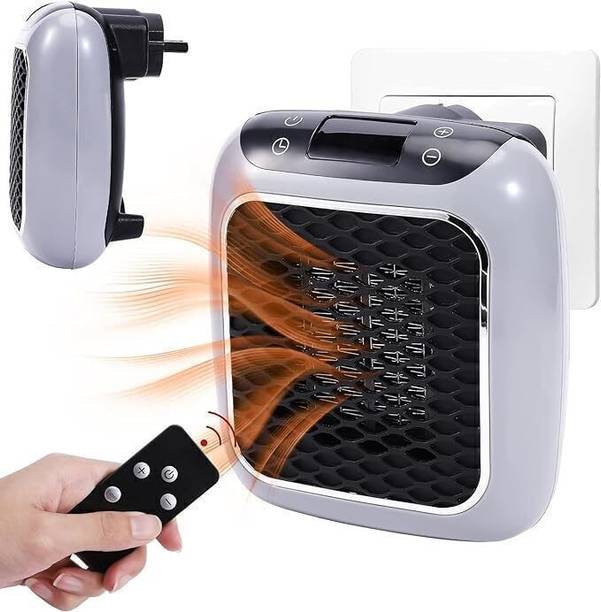 KIYANA Turbo 800 Ceramic Heater For Outlet Remote Control Fan Room Heater