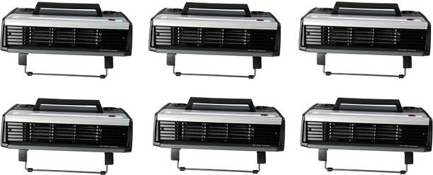 USHA HC 812 T Heat Convector Pack of 6, 2000 W Black Fan Room Heater