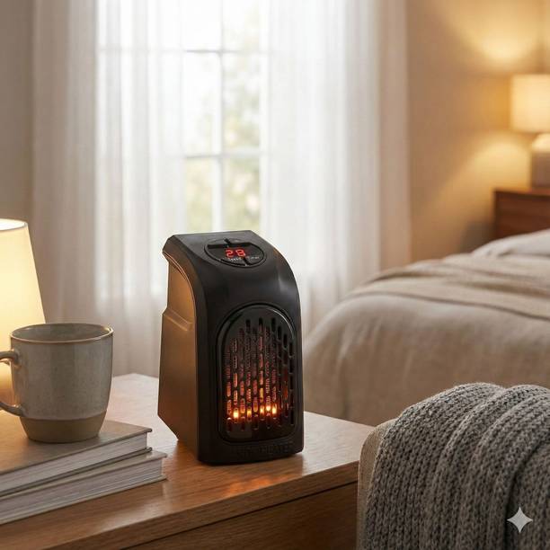 GG Gift Compact Digital Mini Space Heater Fan Room Heater