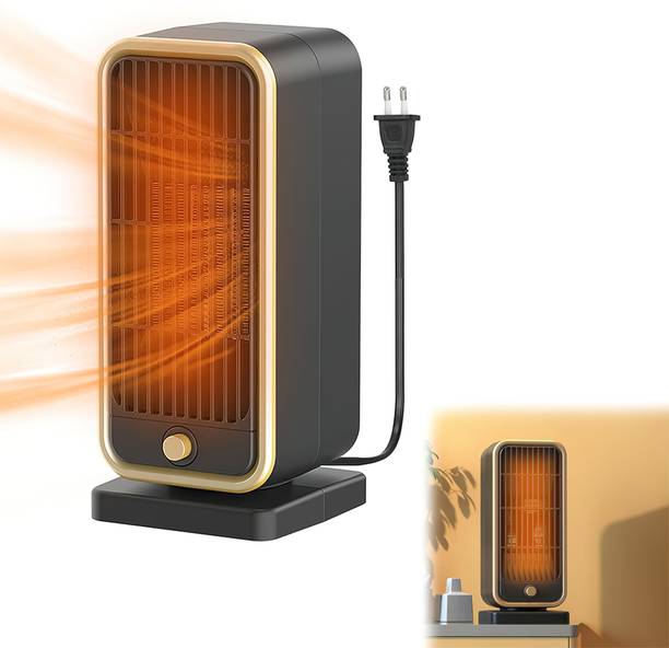 brainle Electric Mini Room Fan Heater Warmer for Bedroom PTC Hot Air Blower for Winter Fan Room Heater