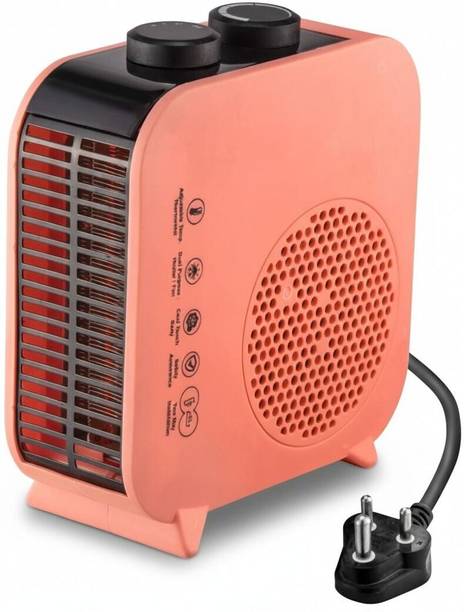 Fox Fly Heat Wave 2000W Room Heater with Copper Motor Blower & Adjustable Thermostat Fan Room Heater