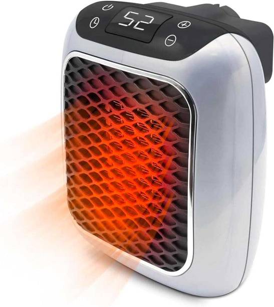 A CONNECT Z Electric800WHeaterWithRemoteSpeedcontrolTimerWalltHeaterforOffice Fan Room Heater