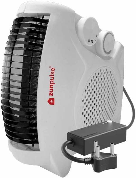 Zunpulse Smart Wi-Fi Room Heater - White Ambrus Plus With Energy Monitoring |Works with Alexa and Google Assistant Fan Room Heater