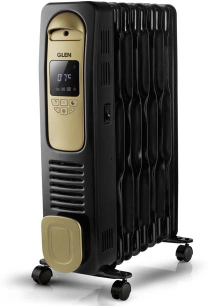 Glen HA7013DOR9 Electric 9 Fin Oil Filled Radiator Room Heater Digital with 2,Year Warranty Oil Filled Room Heater