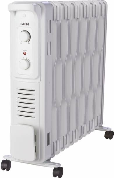 Glen HA7012OR13 Electric Oil Filled Radiator Room Heater 2500W wi