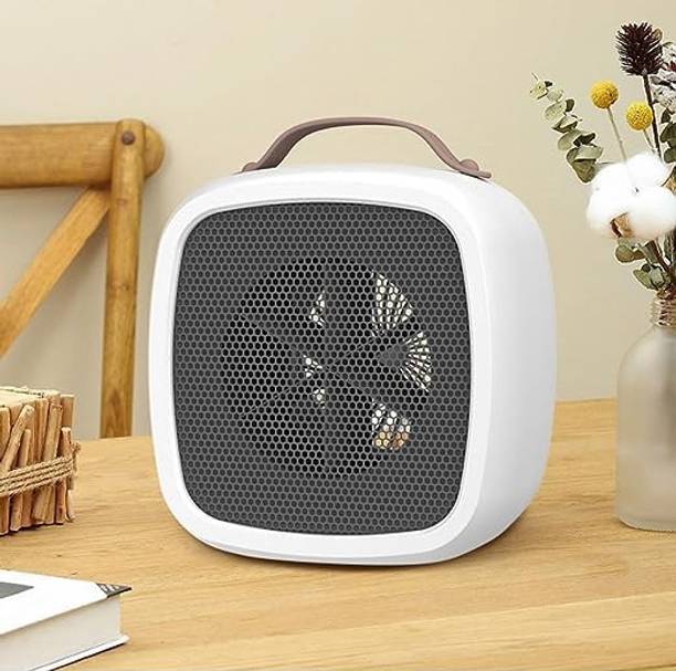 bahulya Mini Silent Heater for Room Home, Office, Bedroom, Living Room 500W Electric Desktop portable Heater Fan Room Heater