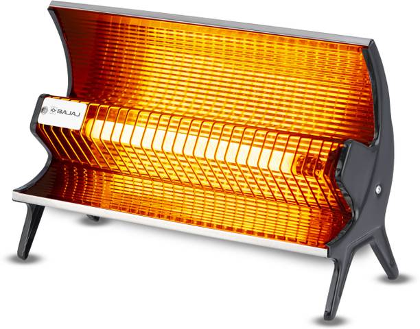 बजाज j Flashy 1000 Watts Radiant Room Heater (Steel) हैलोजन रूम हीटर