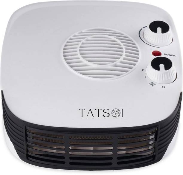 TATSOI 2000 Watts Room Heater (White color ) with ABS body (TI-9222) Fan Room Heater
