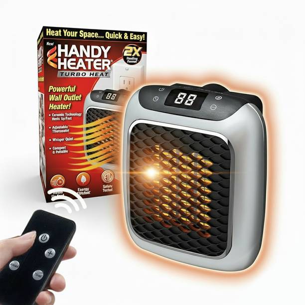 Nibiru 800W Silent Wall Heater: Ceramic Infrared Panel, Fast Heat, Fan & Remote Fan Room Heater