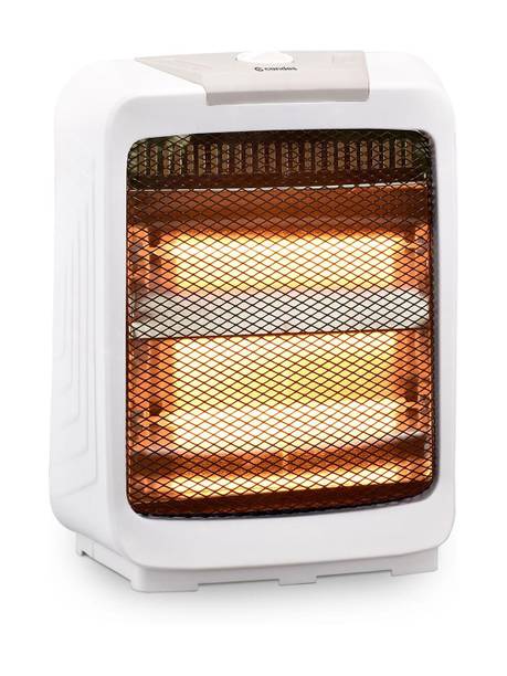 Candes New Infra2 Noiseless 800Watt Portable (ISI Certified) With ABS Body, Overheating Protection, & Safety Mesh Halogen Room Heater