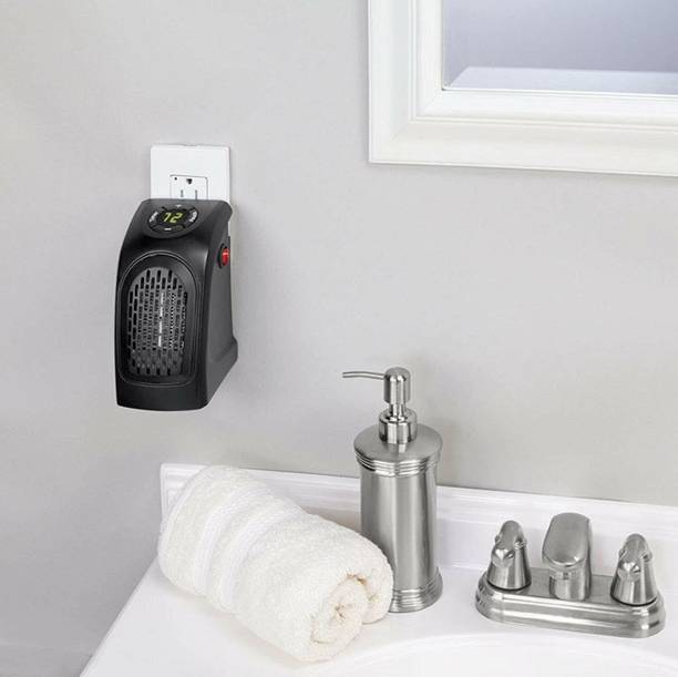 WINDCOMM Small Electric Handy Room Heater Compact Plug-in, The Wall Outlet 400Watts Fan Room Heater