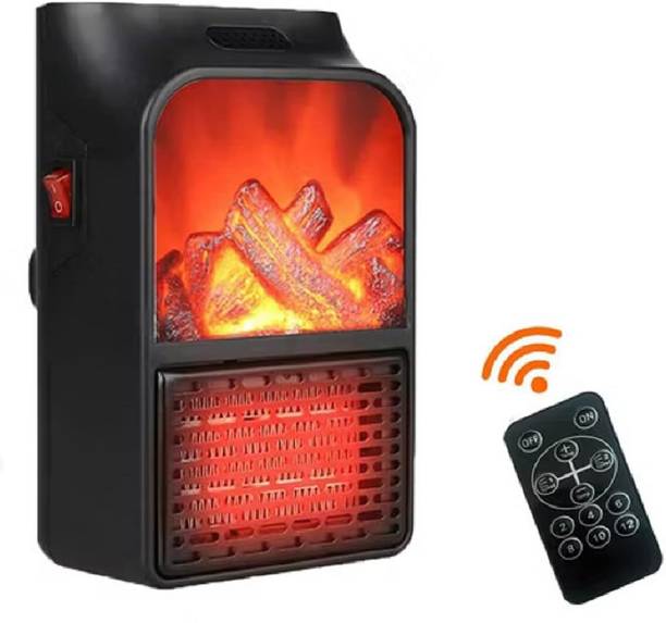 Vinskep Flame Heater - Portable Room Heater, Adjustable Electric Handy Fan Heater Fan Room Heater