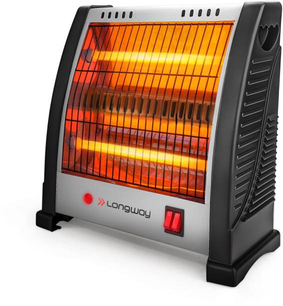 Longway Blaze 2 Rod 800 Watt With ISI Approved Halogen Room Heater